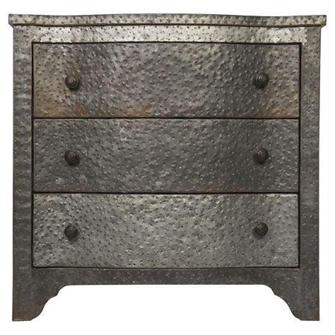 hammered metal fabric slide|Hammered Metal Dresser .